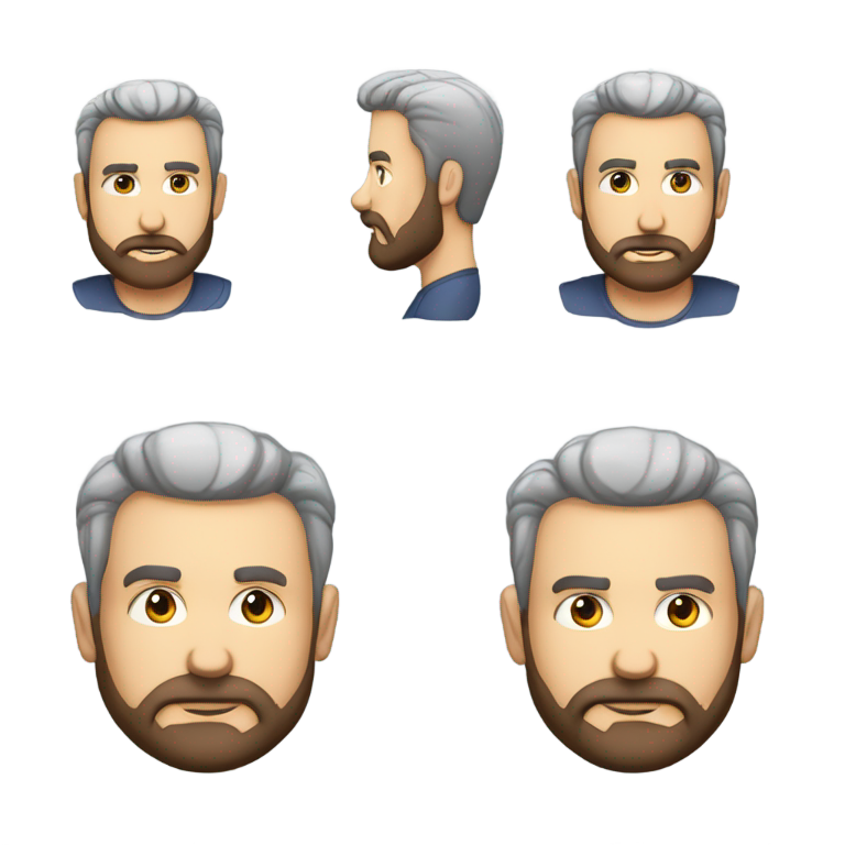 prompt: uomo obeso ciccione che non fa nulla vecchio ma senza barba occhi azzurri capelli grigi pelle bianca