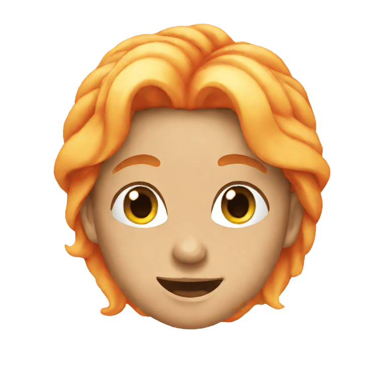 genmoji: prineses peach