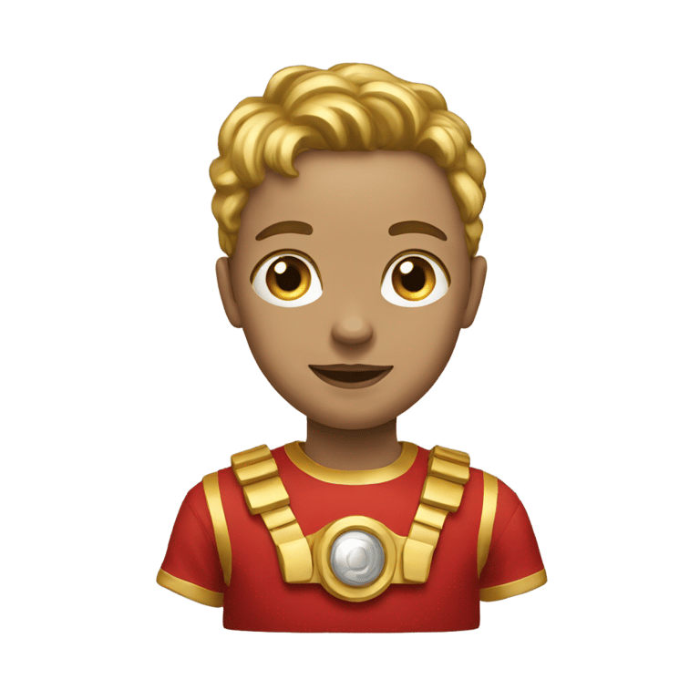 genmoji: The year 2025 with the colors red and gold