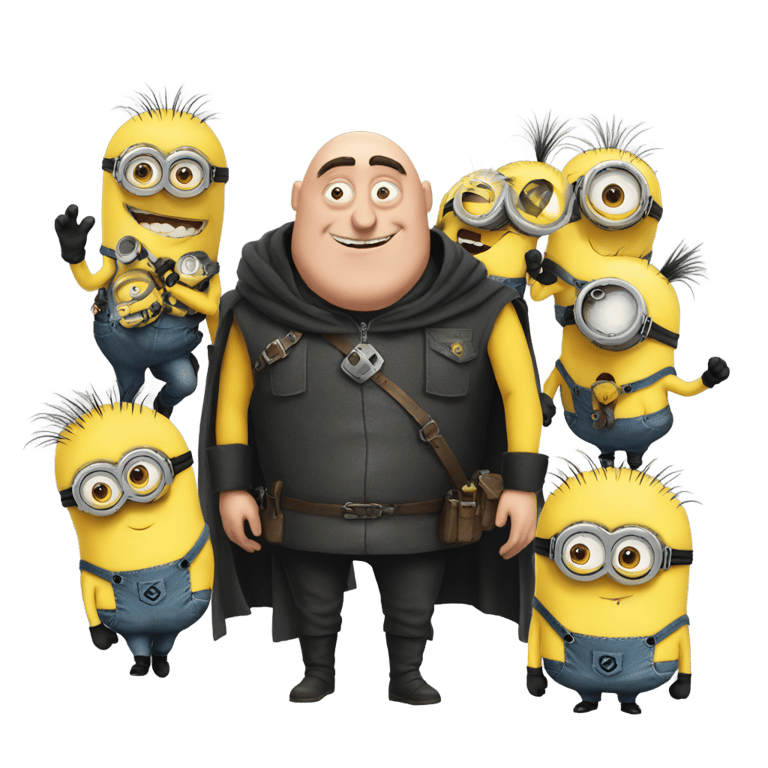 genmoji: Gru and Minions