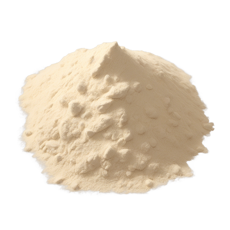 genmoji: Pile of smooth flour from the side