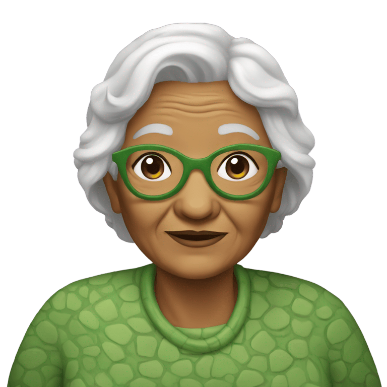 genmoji: turtle grandma