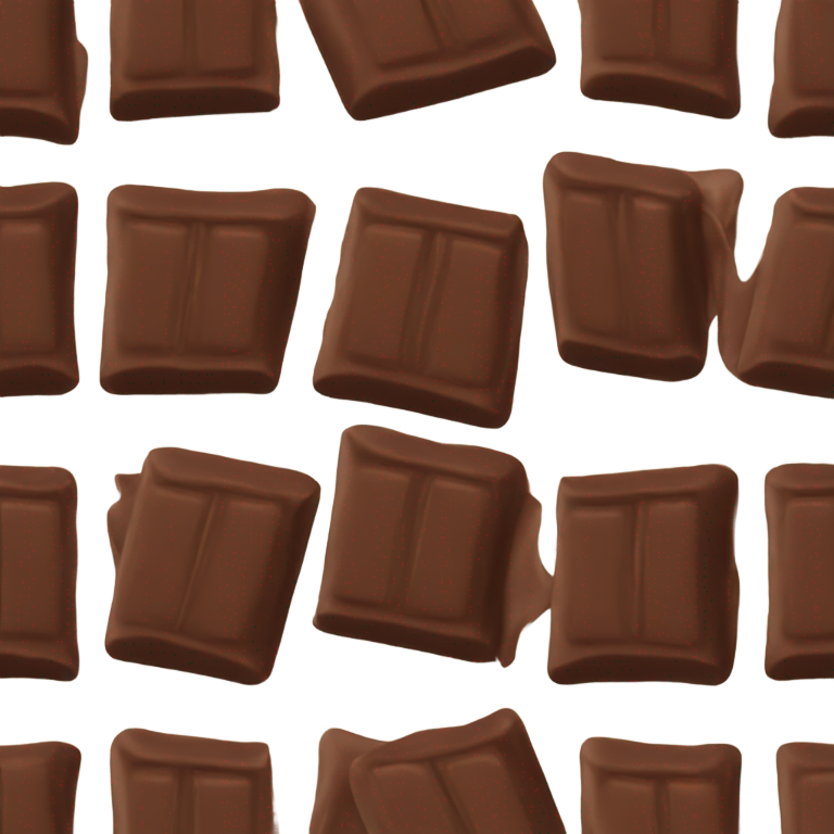 genmoji: A chocolate bar