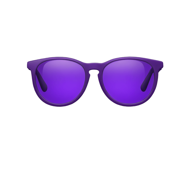 genmoji: Purple color glasses