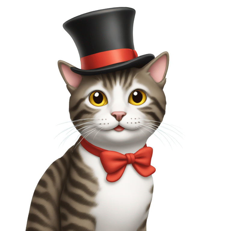 genmoji: Cat in the hat