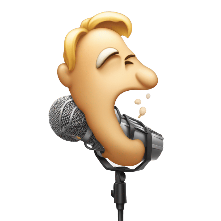 genmoji: Swift farting into a microphone