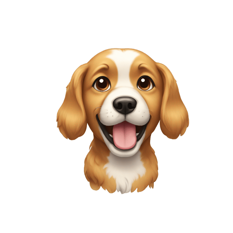 genmoji: a cute dog