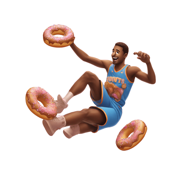 genmoji: Dunking with donuts