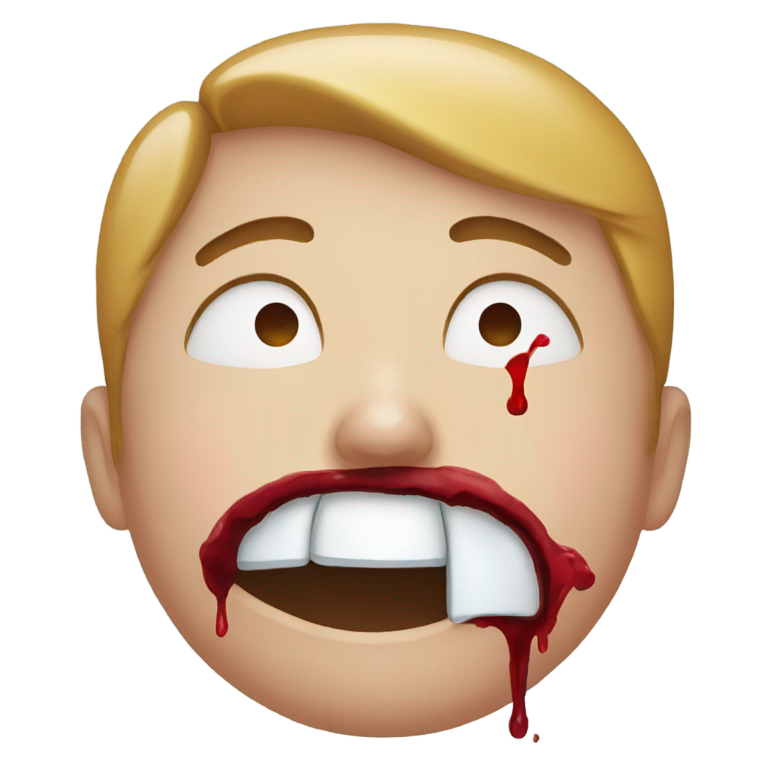 prompt: nosebleeding emoji