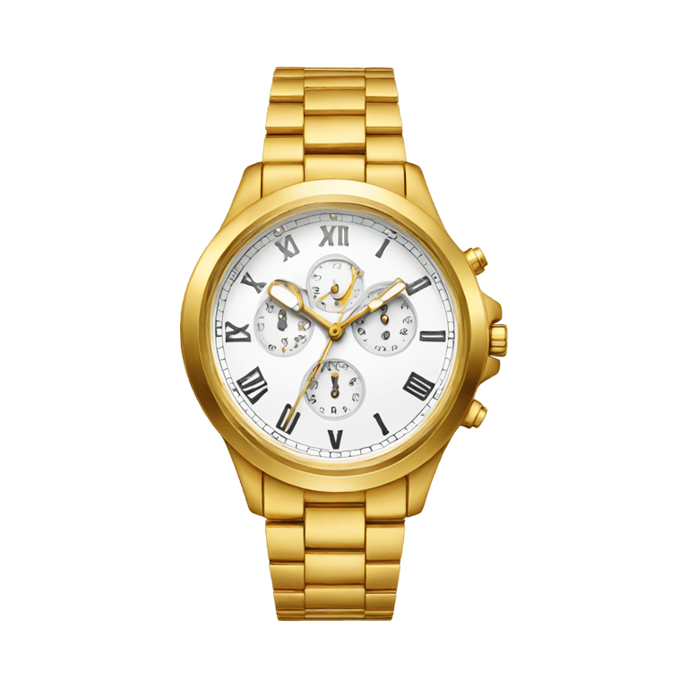 genmoji: Gold watch