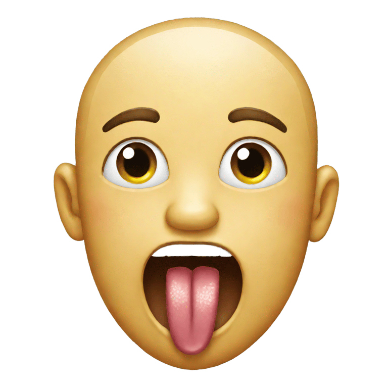 genmoji: Wet tongue