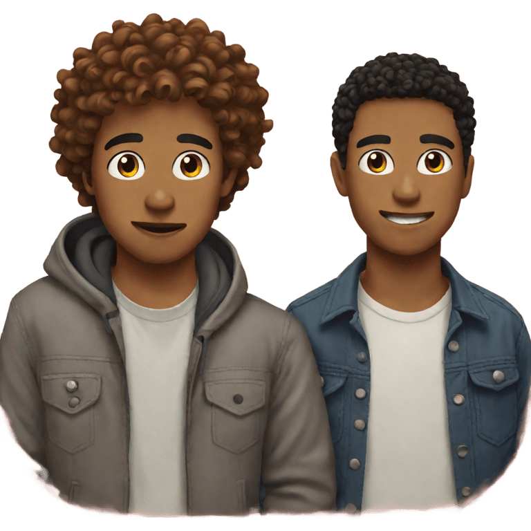 genmoji : Heartstopper : Nick et Charlie