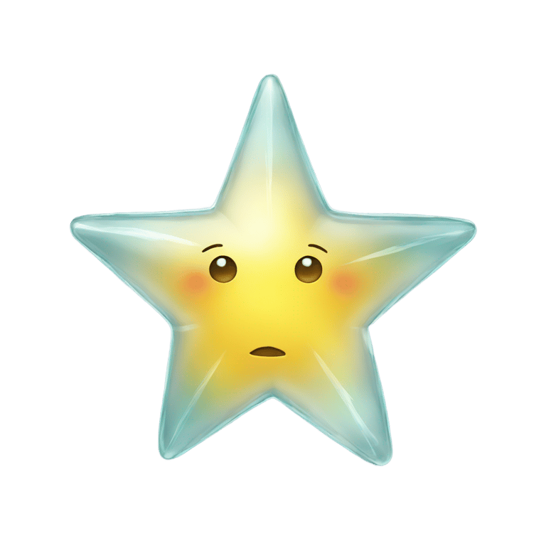 genmoji: Glass star