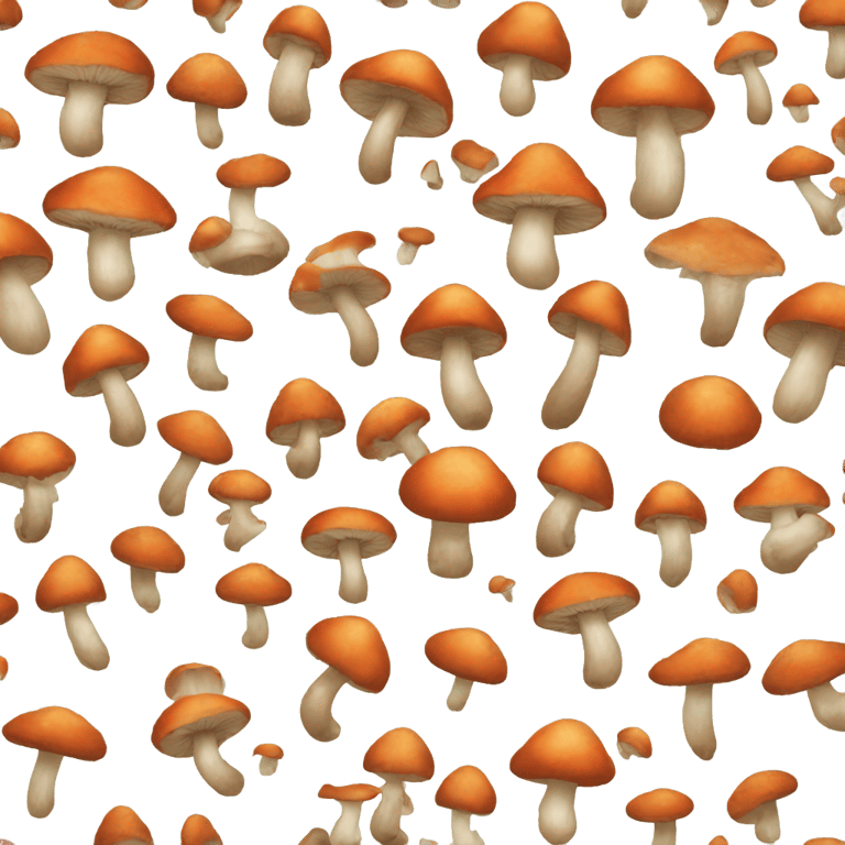 genmoji: One bunch of mushrooms