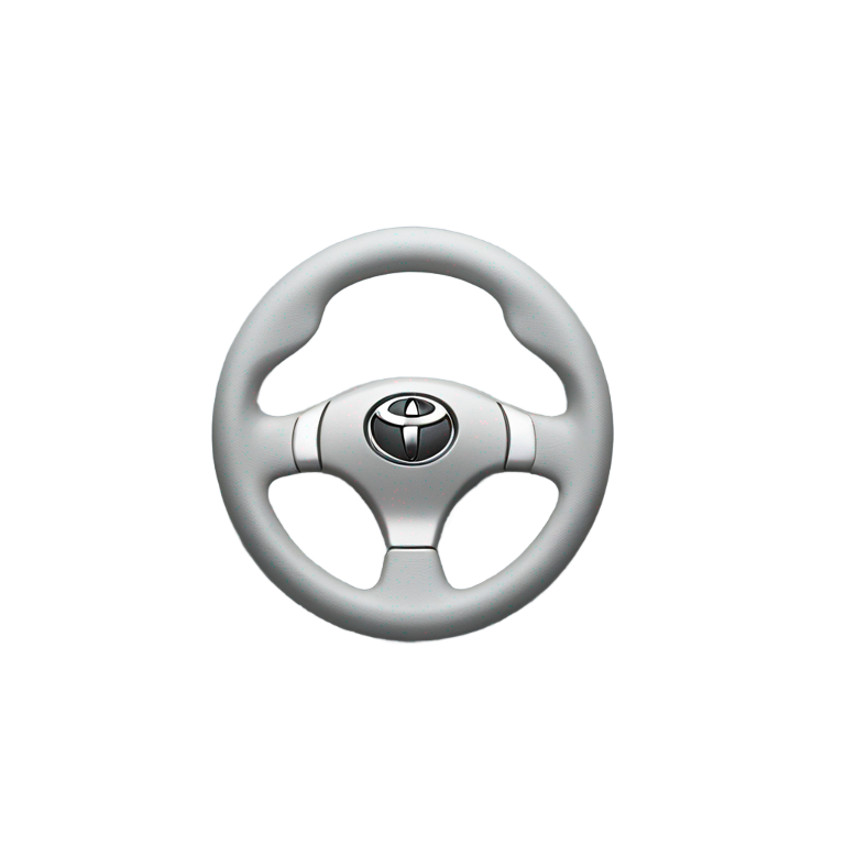 genmoji : Steering wheel of Toyota