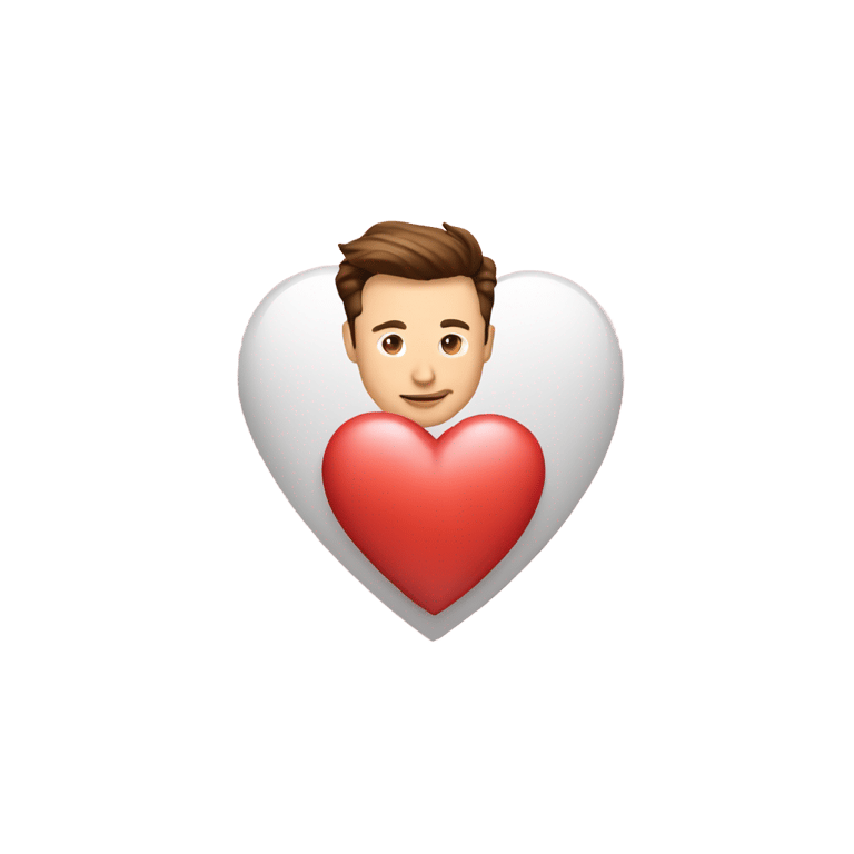 genmoji: Elon musk heart