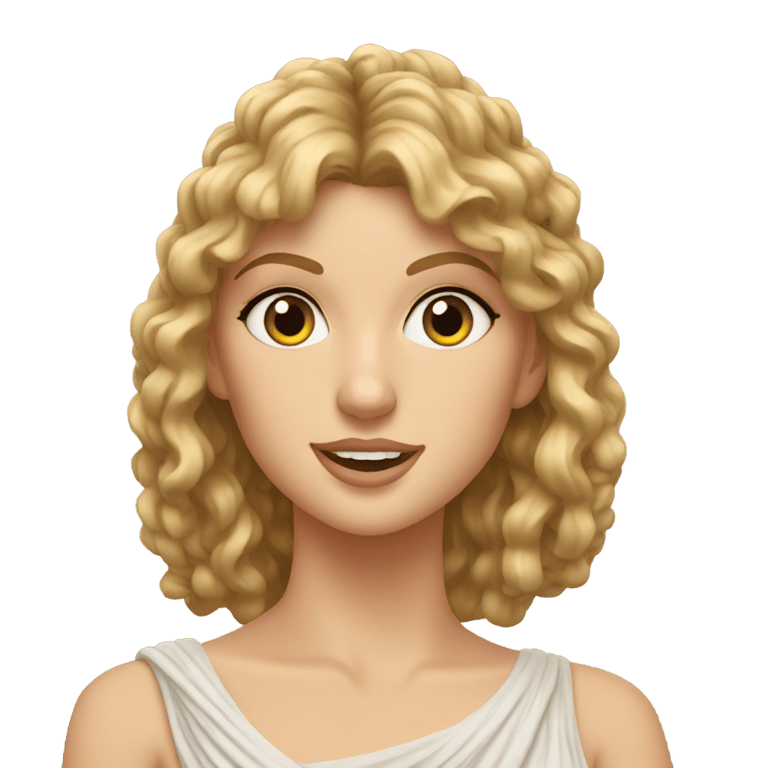 genmoji: Ancient Greek Taylor Swift