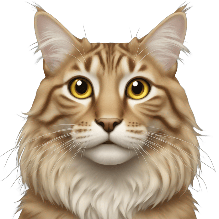 genmoji: very long haried tabby