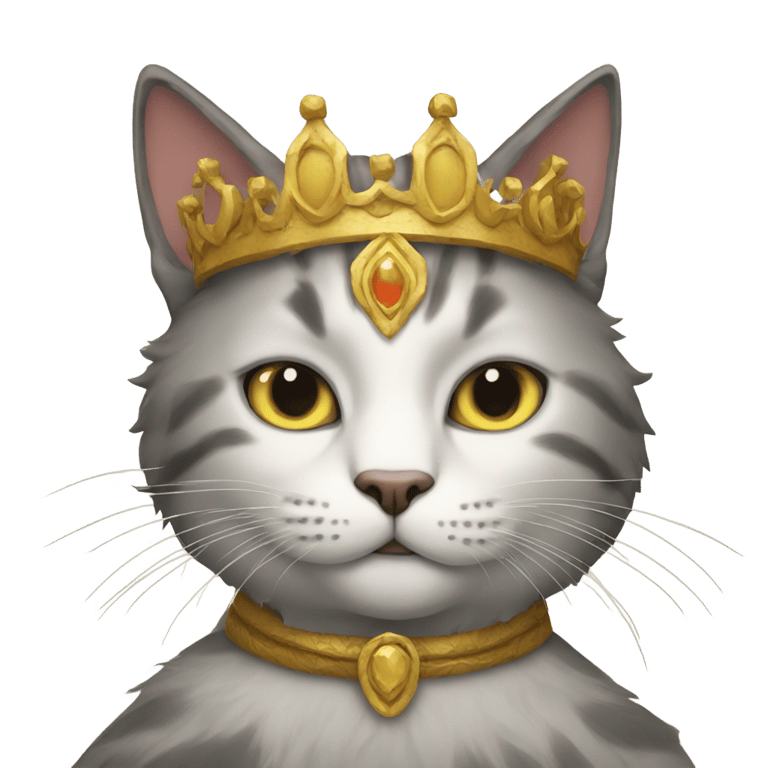 genmoji: cat king