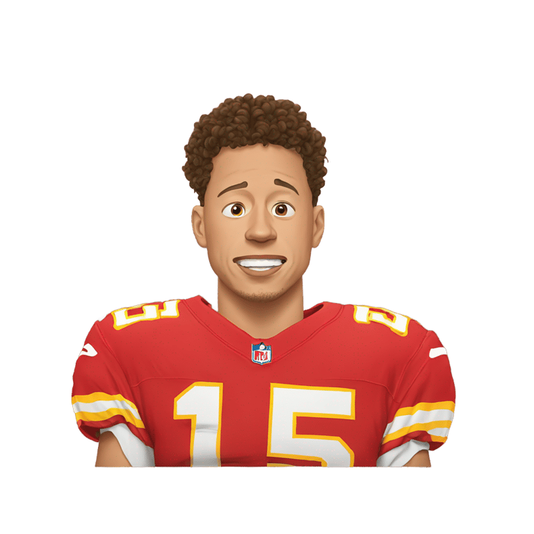 genmoji: Patrick mahomes crying