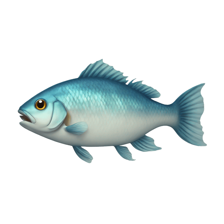 genmoji: fish with human legs