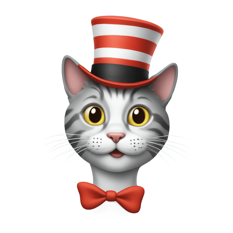 genmoji: Cat in the Hat