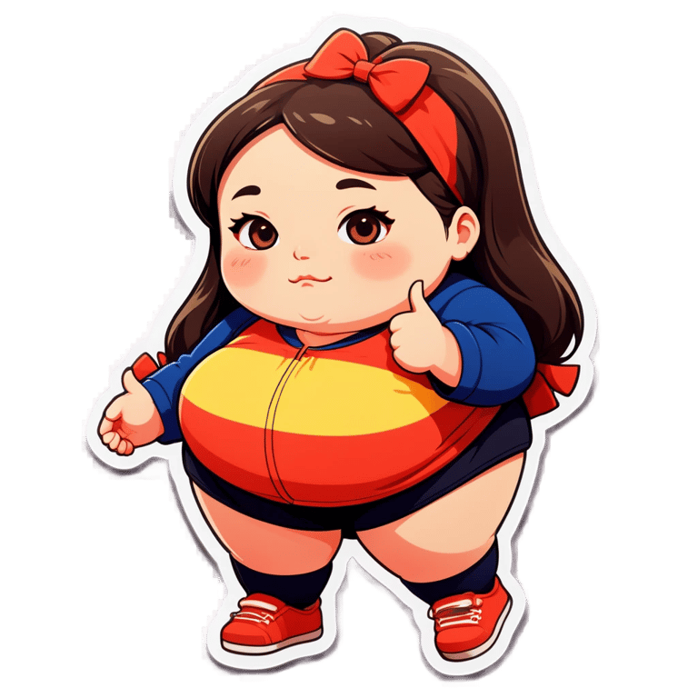 genmoji: fatty girl