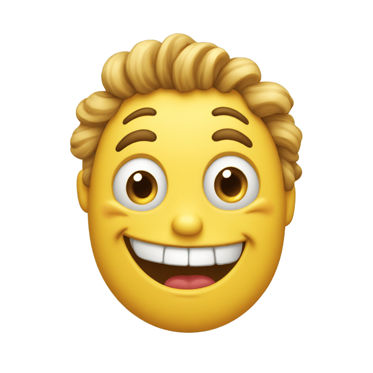 genmoji : Silly wiggly face