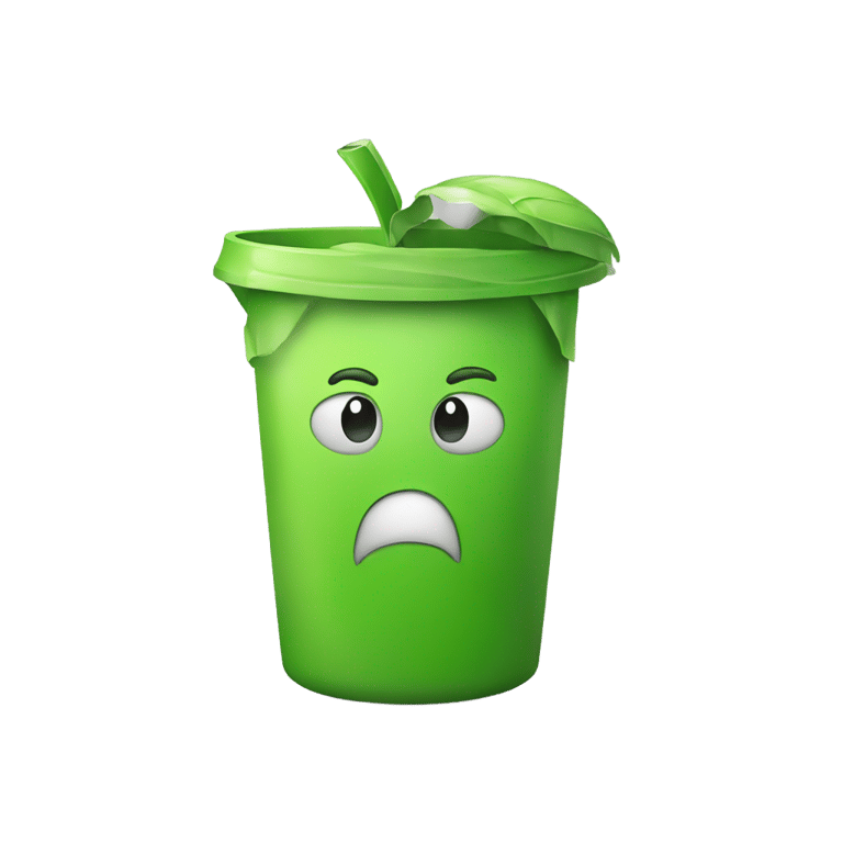 genmoji: apple turning into a trashcan