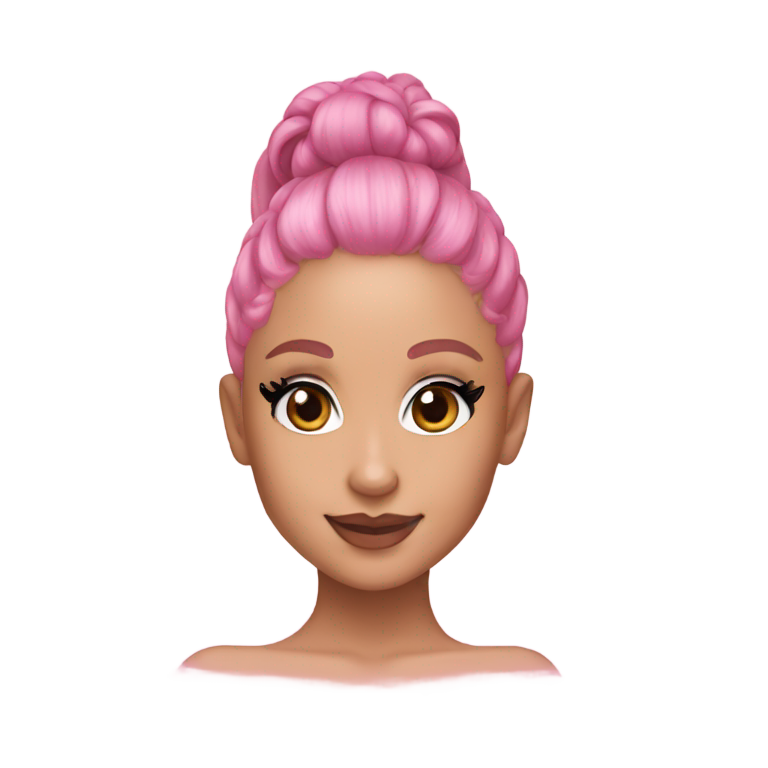 絵文字：Ariana grande pink