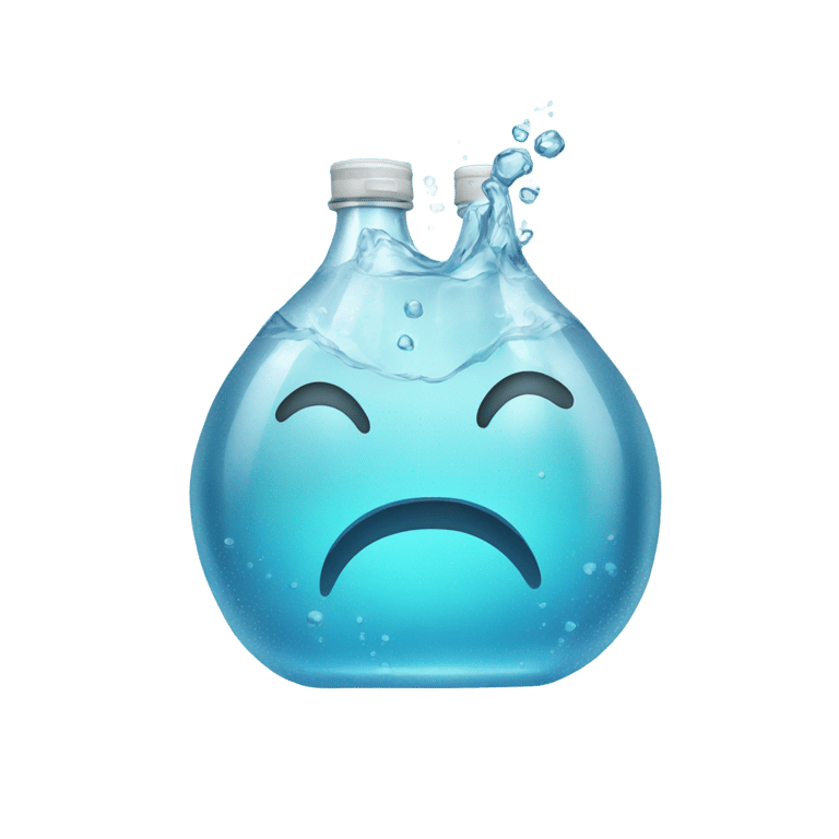 genmoji : Eau gazeuse