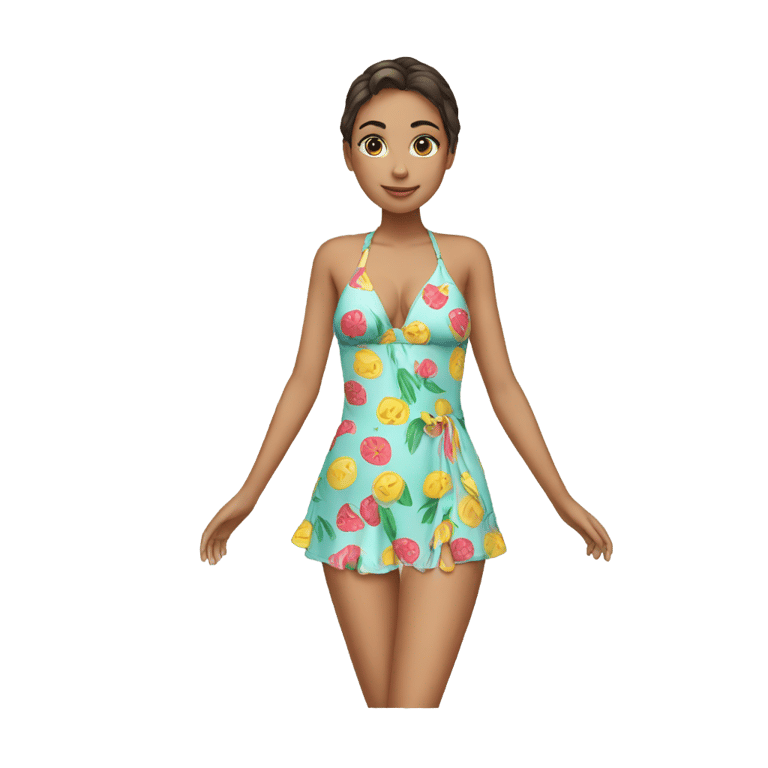 genmoji: Swimsuit dress