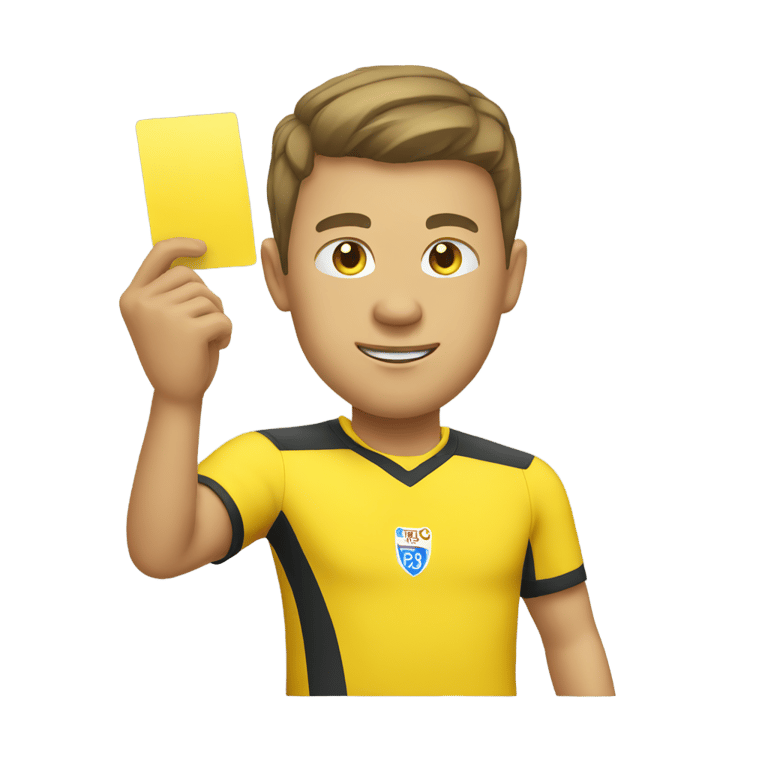 genmoji: yellow card