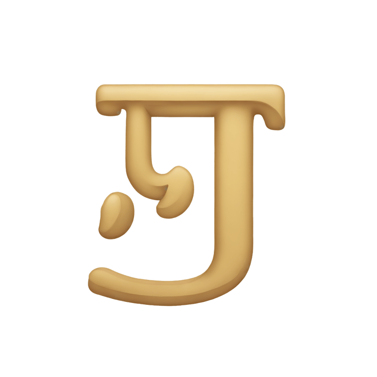 genmoji: Letter "j"