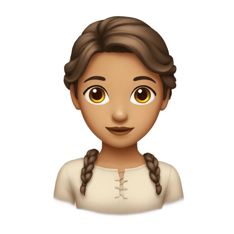 genmoji: brown-eyed girl