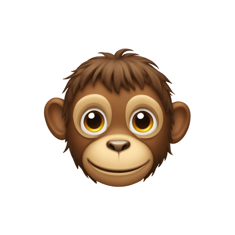 genmoji: Poopy monkey