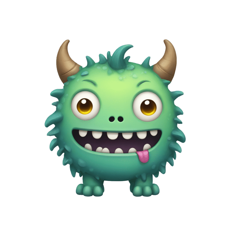 genmoji: cute monster