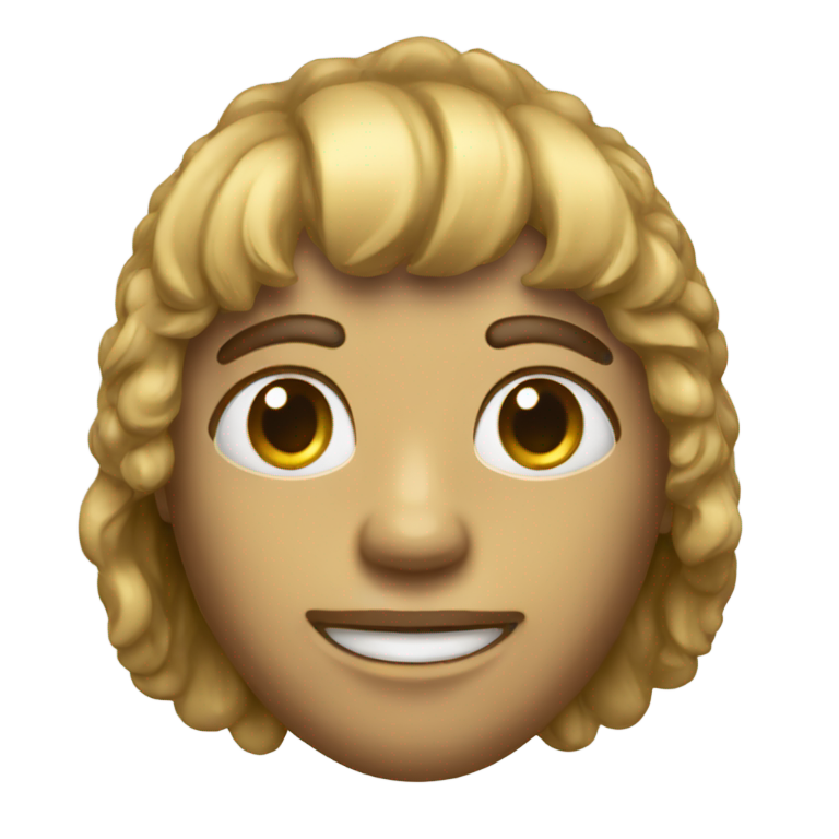 genmoji: A golden troffey