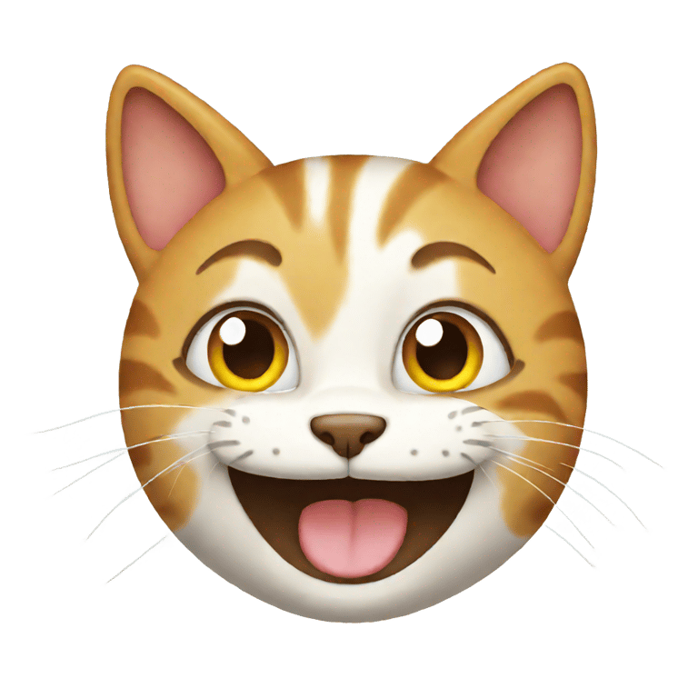 genmoji：一只开心的猫