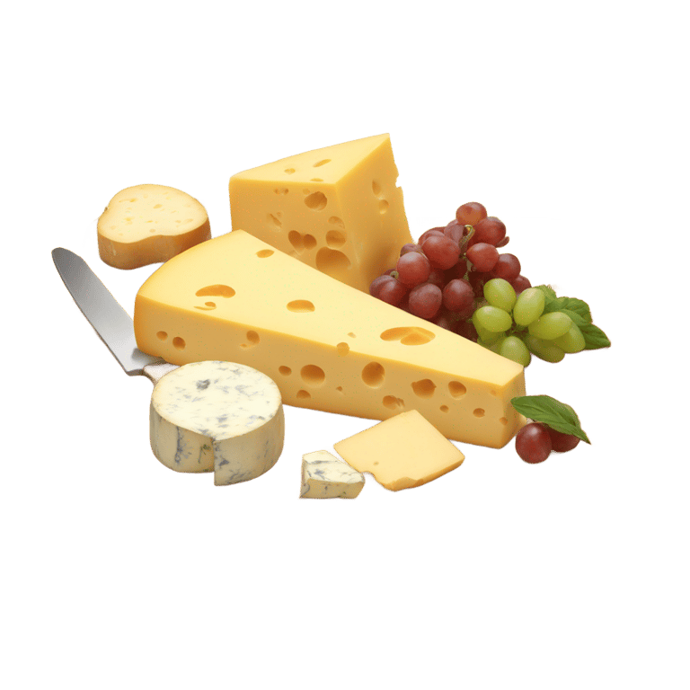 genmoji: Cheese board