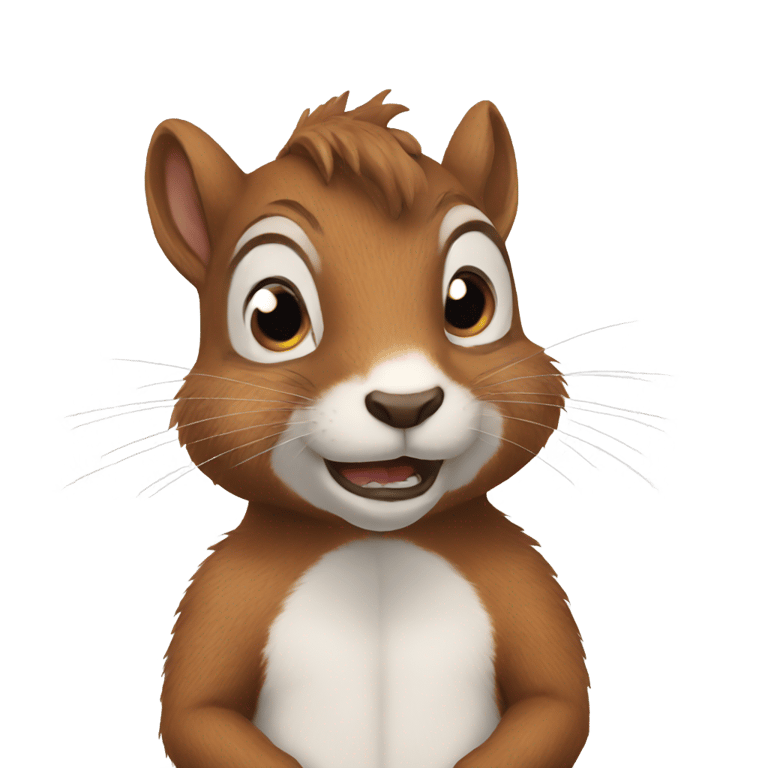 genmoji: some dumbass squirrel