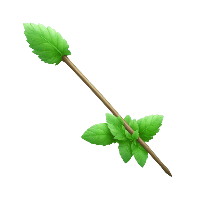 genmoji: mint spear