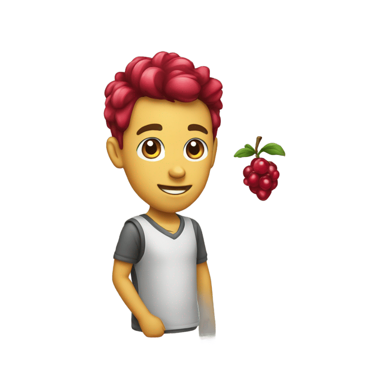 genmoji: Sprite cranberry