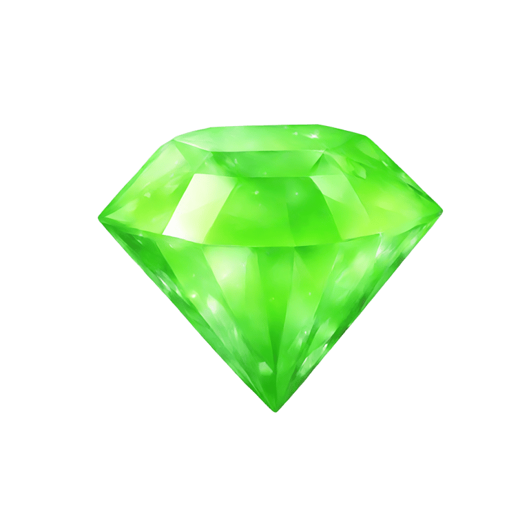 genmoji: Green gem