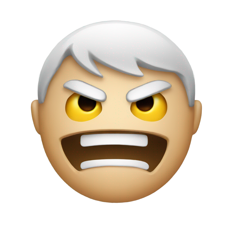 genmoji : Émoji - visage en colère