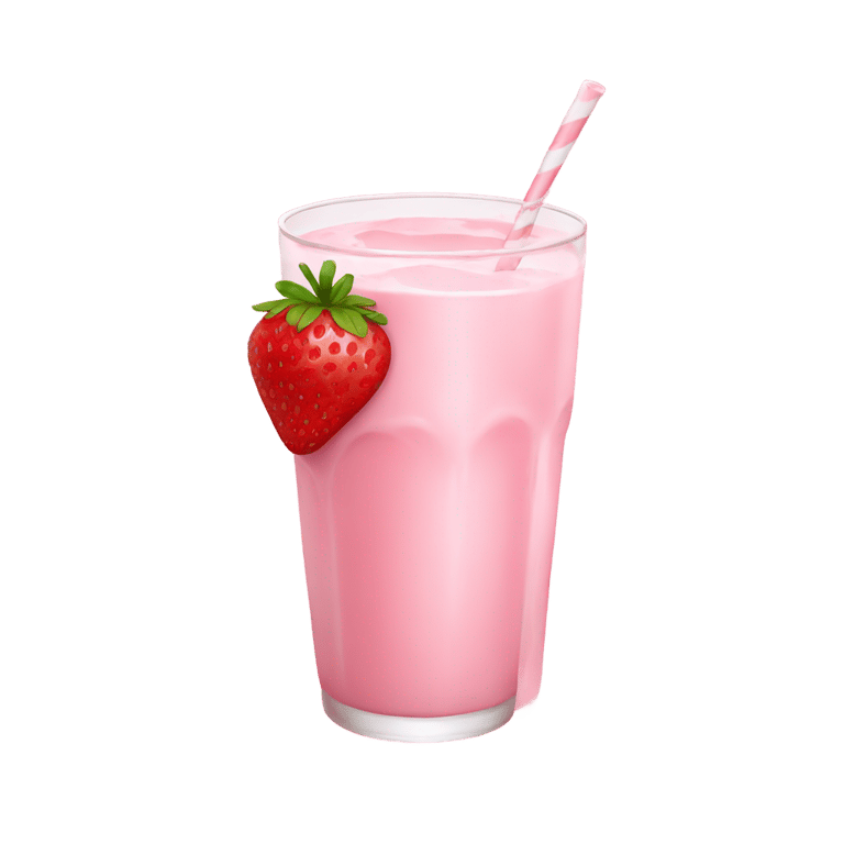 genmoji: strawberry milk