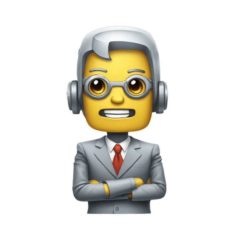 genmoji: robot politician