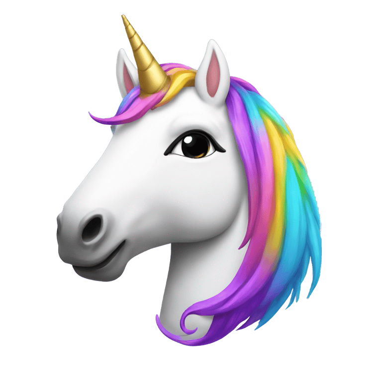 genmoji : a profile image of business and funny unicorn smiley