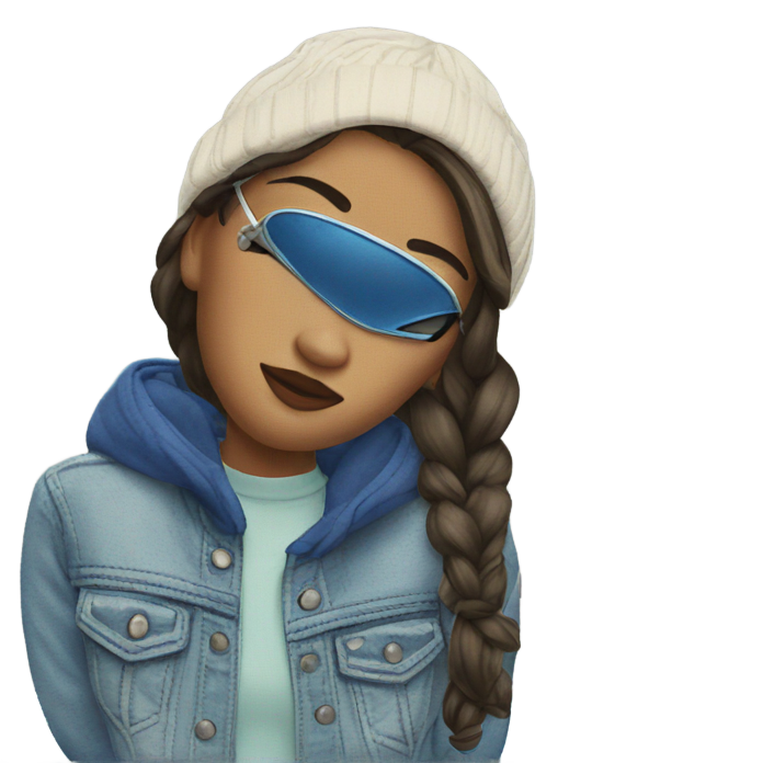 genmoji: Cool girl