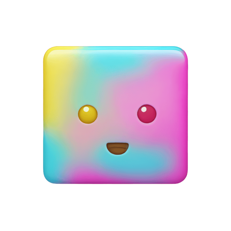 genmoji: Just make a square that the top third is hot pink, the middle third is yellow, and the bottom third is cyan